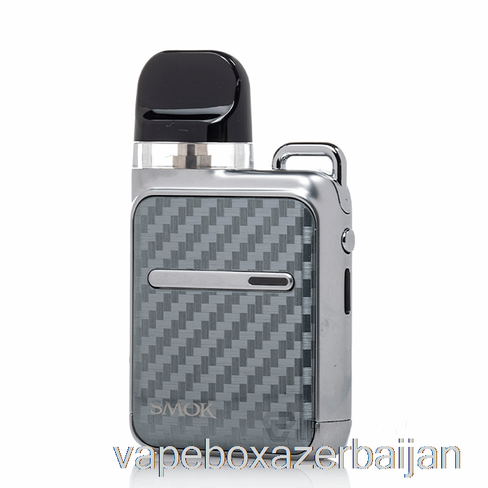 E-Juice Vape SMOK NOVO MASTER BOX 30W Pod System Silver Carbon Fiber